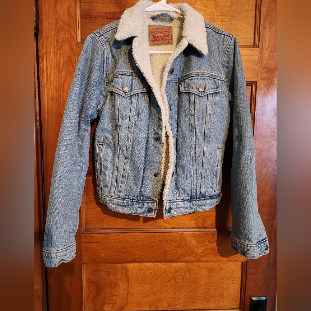 LEVI'S ORIGINAL SHERPA JACKET WOMEN SMALL